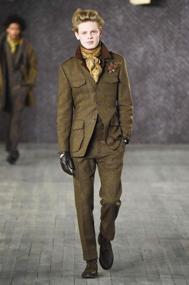 Joseph Abboud Autumn/Winter 2016 - the suit from tweed