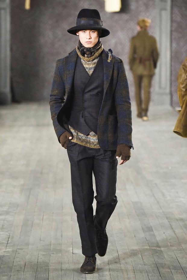 Joseph Abboud Autumn/Winter 2016 - the suit from tweed