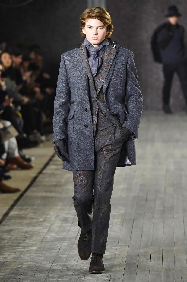 Joseph Abboud Autumn/Winter 2016 - the suit from tweed