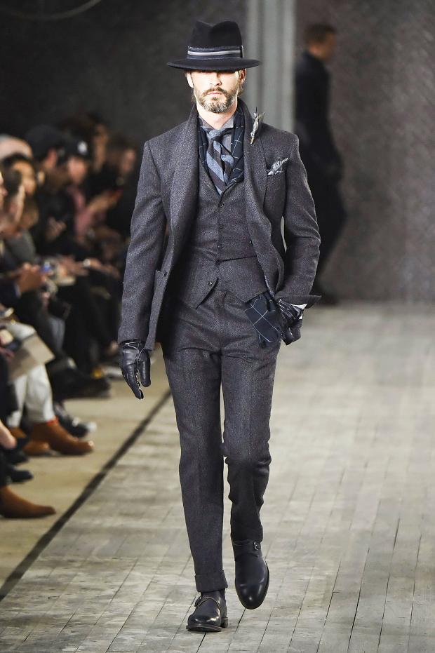 Joseph Abboud Autumn/Winter 2016 - the suit from tweed