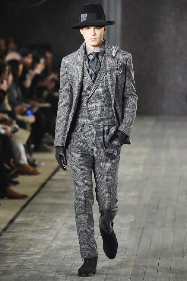 Joseph Abboud Autumn/Winter 2016 - the suit from tweed