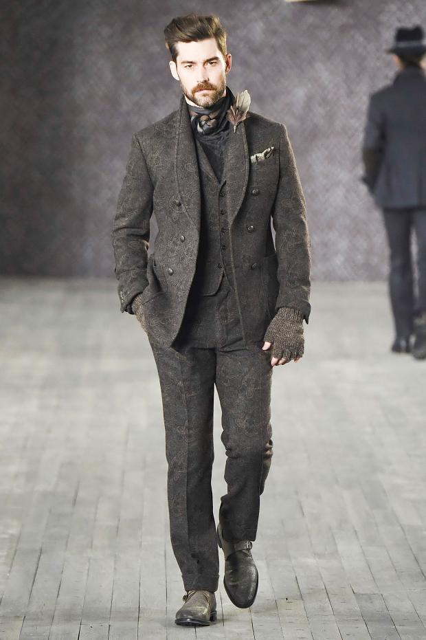 Joseph Abboud Autumn/Winter 2016 - the suit from tweed