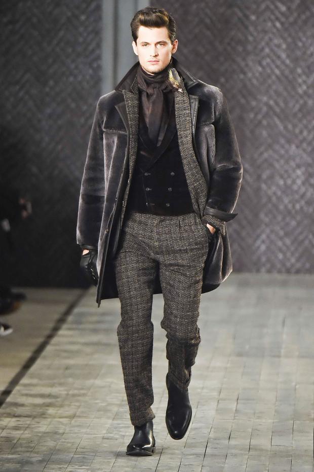 Joseph Abboud Autumn/Winter 2016 - the suit from tweed