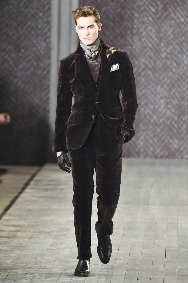 Joseph Abboud Autumn/Winter 2016 - the suit from tweed