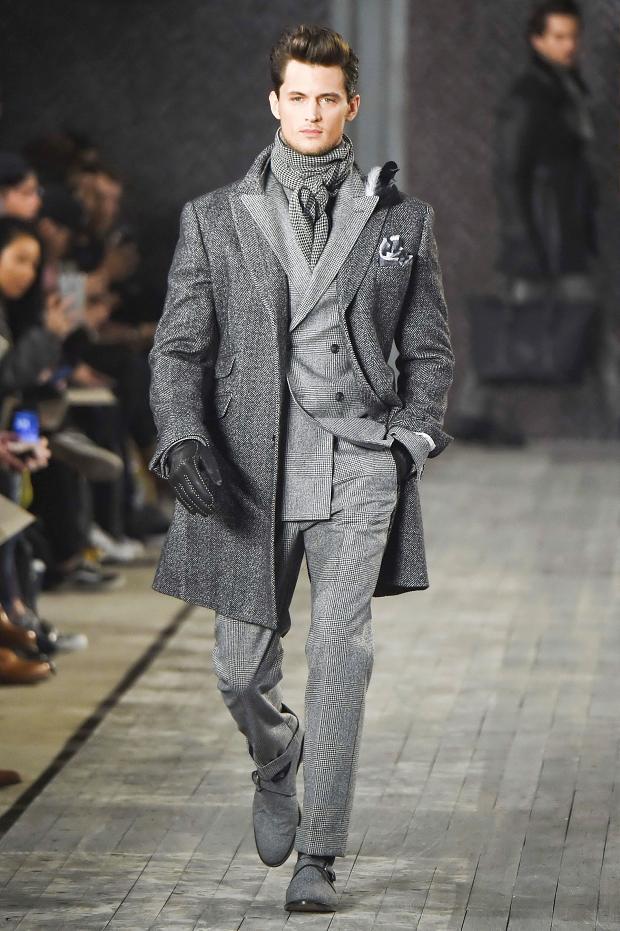 Joseph Abboud Autumn/Winter 2016 - the suit from tweed