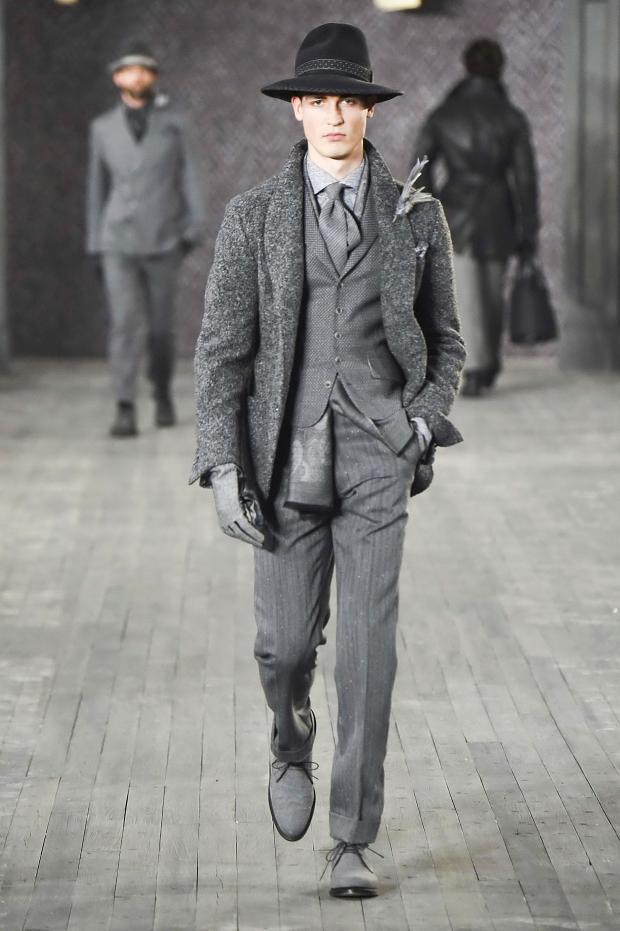 Joseph Abboud Autumn/Winter 2016 - the suit from tweed