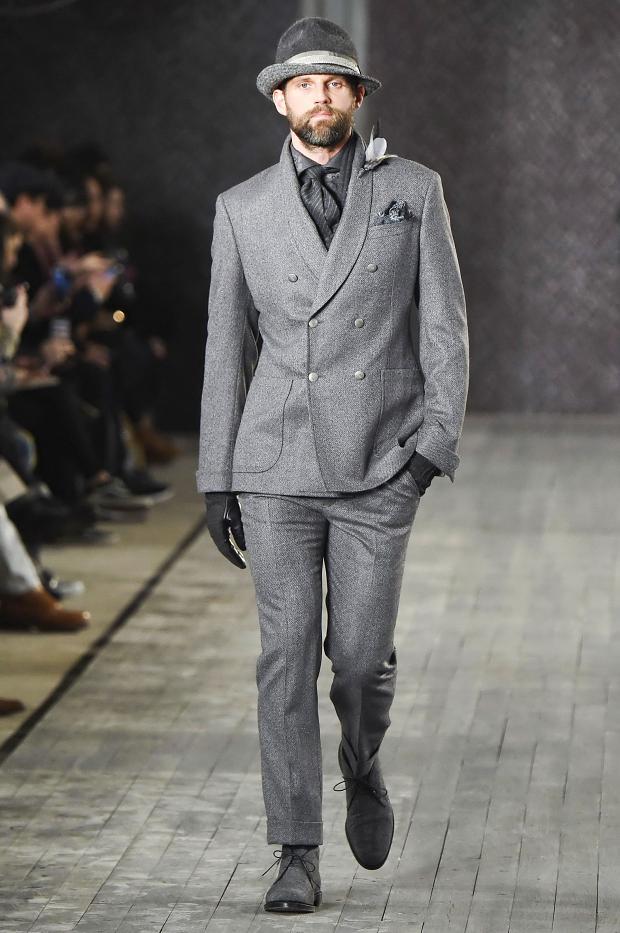 Joseph Abboud Autumn/Winter 2016 - the suit from tweed