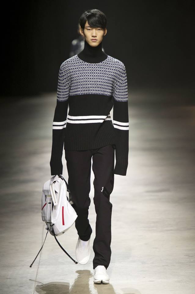 Japanese-inspired menswear for Fall-Winter 2016/2017 by Kenzo