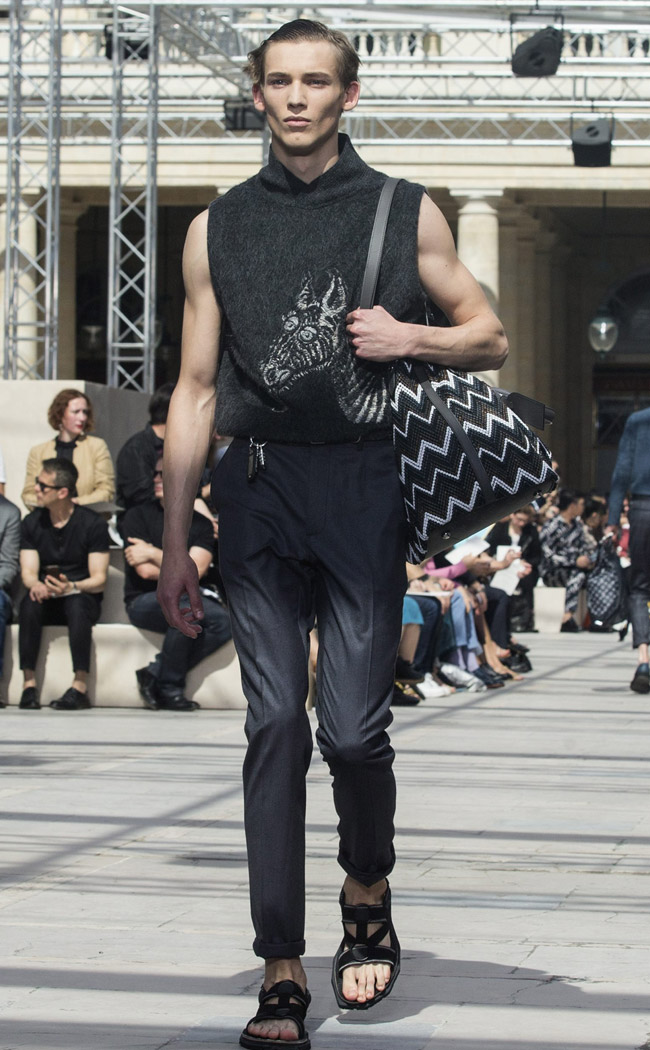 Louis Vuitton 2017 Socks and Sandals Paris Fashion Week