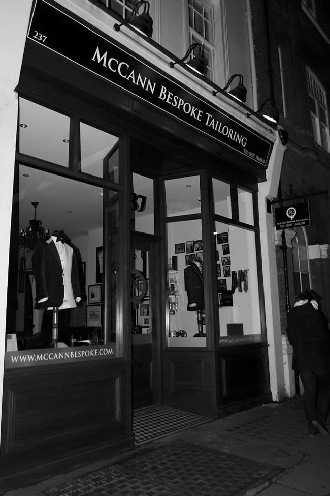 Bespoke suits by McCann Bespoke London