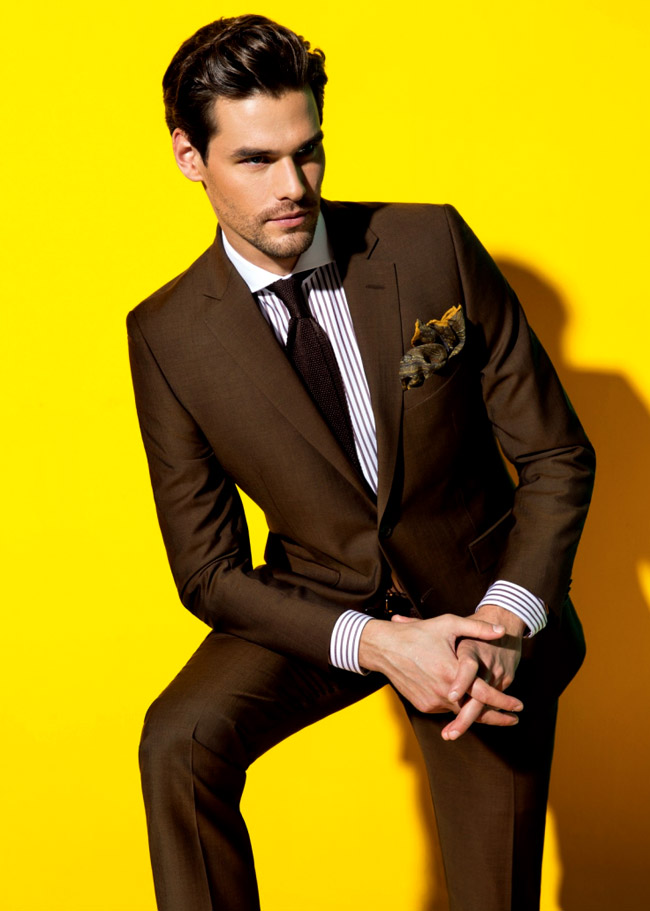 Men's suits fashion trends: Brown suits