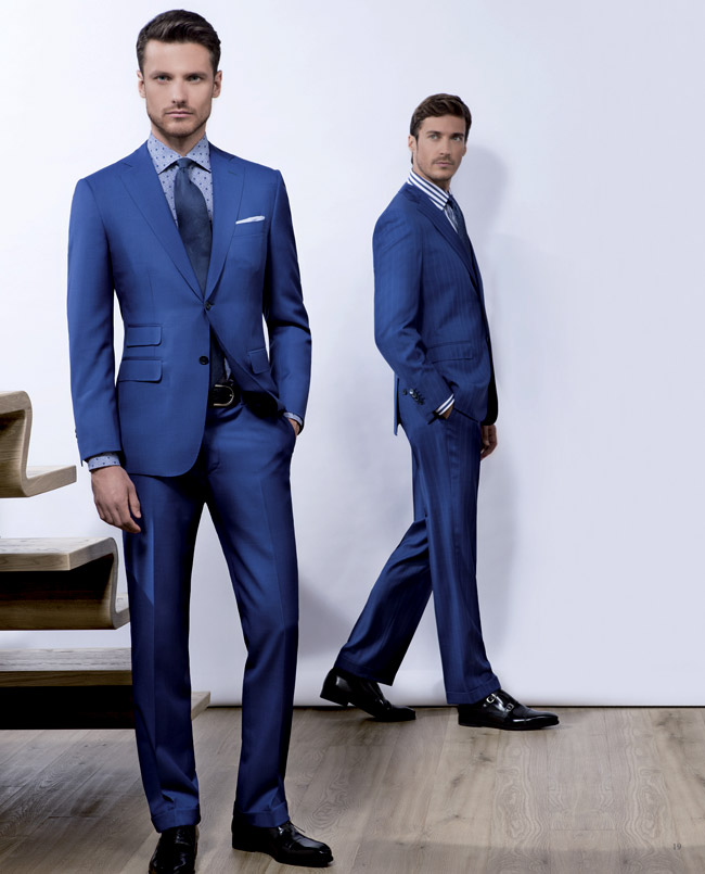 Men's suits 2016 fashion trends: Blue suits