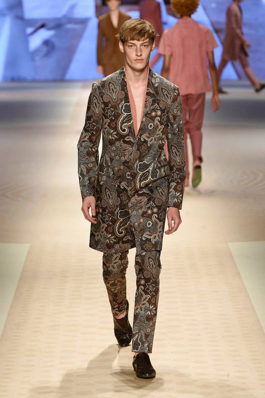 Men's suits 2016 fashion trends: Floral motifs