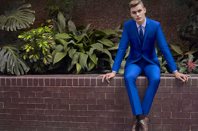 Blue Men's Suits