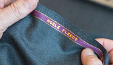 Noble Fleece fabric by Scabal