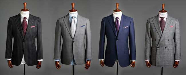 Made-to-measure suits, shirts and overcoats by Oscar Hunt