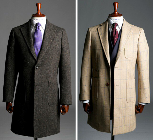 Made-to-measure suits, shirts and overcoats by Oscar Hunt