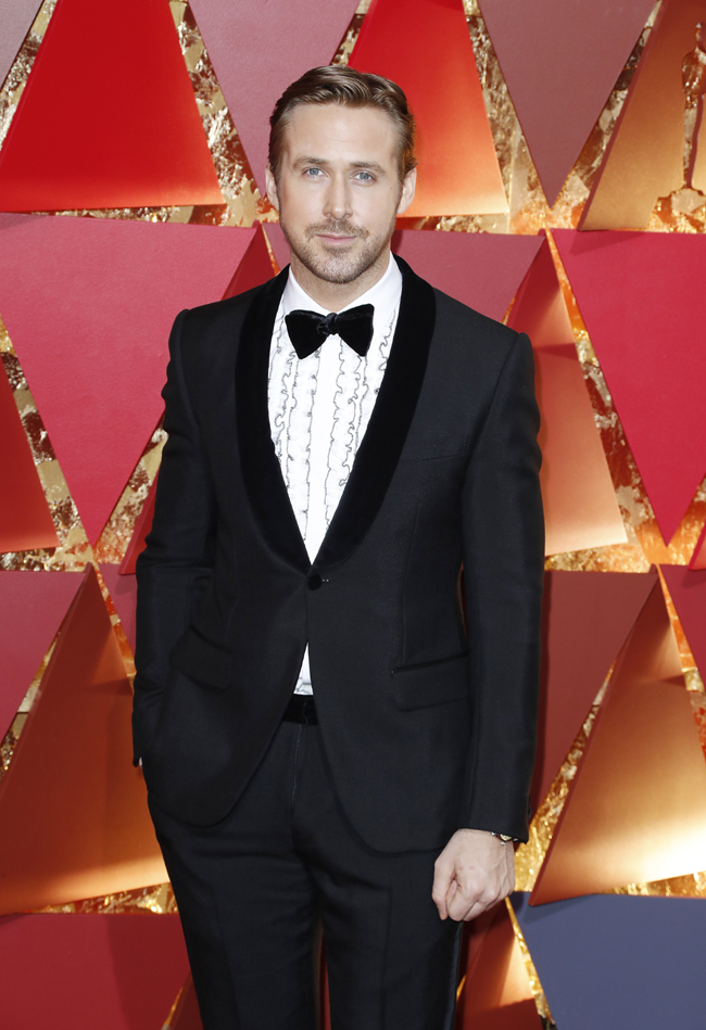 At Sunday night's 89th Academy Awards, there was no shortage of good-looking men in suits and tuxedos