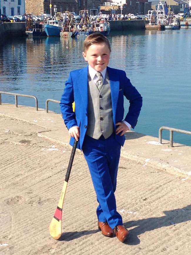 Boys bespoke suits in Ireland by Paul Henry