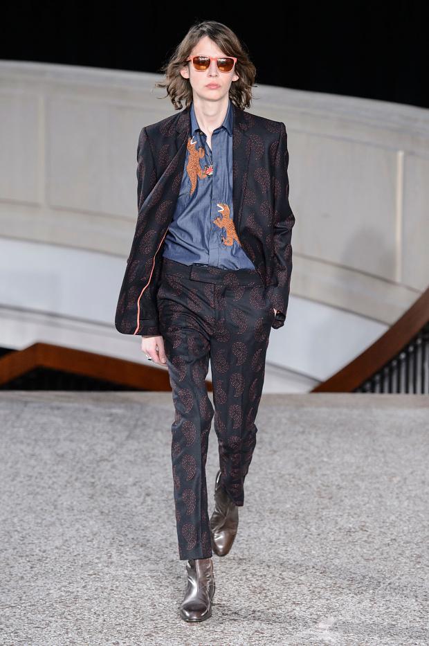 Paul Smith Autumn/Winter 2016 - the colourful suit