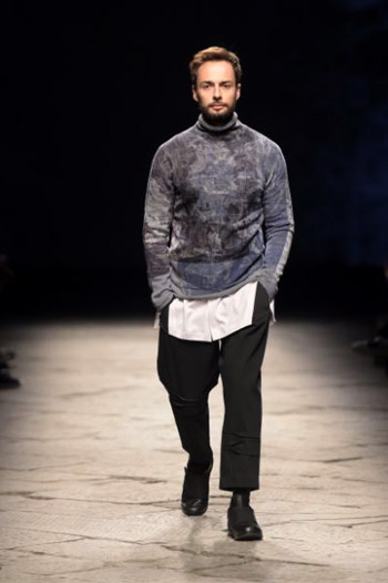 2015 Who Is On Next? Uomo winner Vittorio Branchizio at Pitti Uomo 89