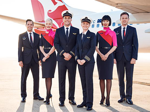 Qantas pilots will fly in uniforms made of merino wool