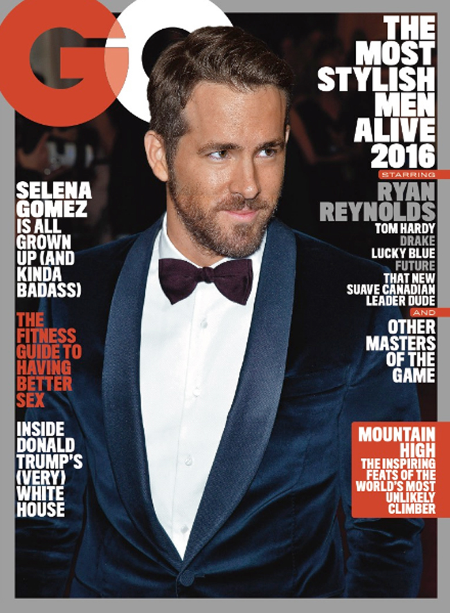 Ryan Reynolds - one of the most stylish actors in Hollywood