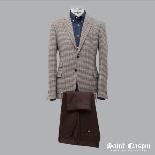 English bespoke and made-to-measure suits by Saunt Crispin