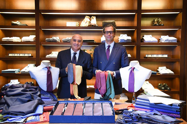 Spanish bespoke suits by Santa Eulalia