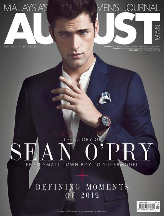 Sean O'Pry - one of the most successful male models