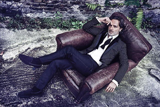 English actor Andrew Lincoln is among the nominees for Most Stylish Men 2016