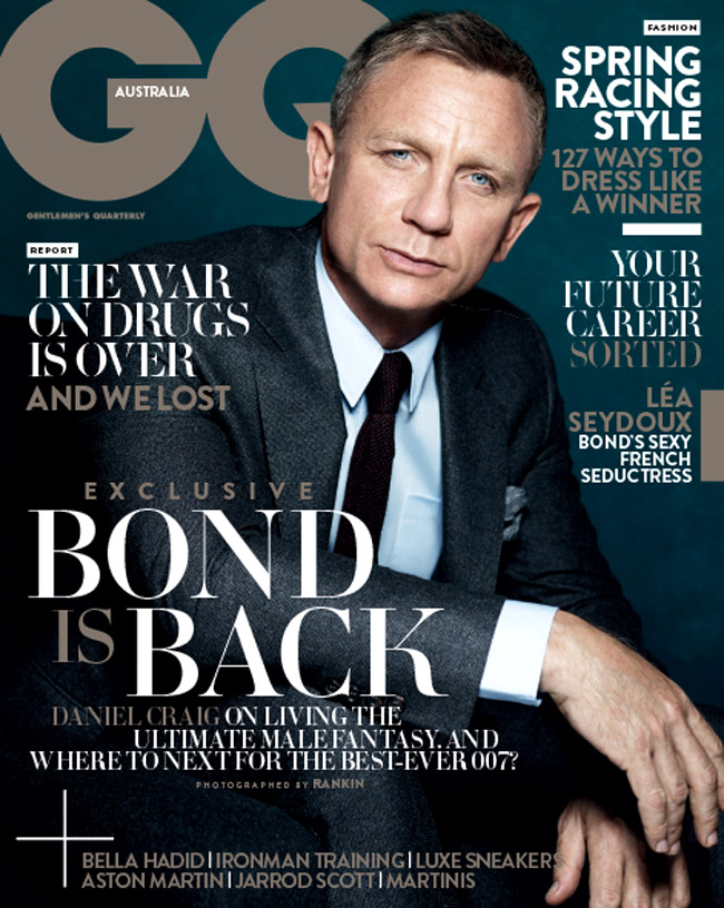 British actor Daniel Craig - as stylish as his character James Bond