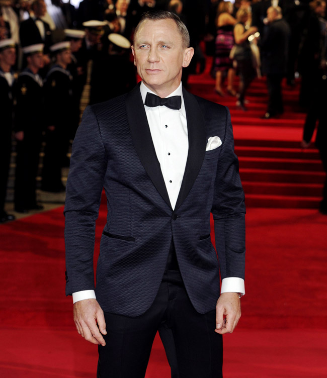 British actor Daniel Craig - as stylish as his character James Bond