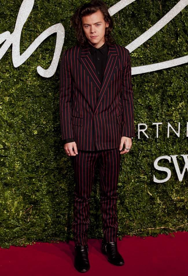 Celebrities' style: Harry Styles from British boy band One Direction 