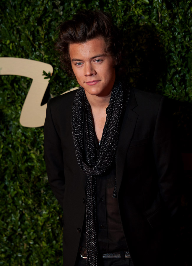 Celebrities' style: Harry Styles from British boy band One Direction 