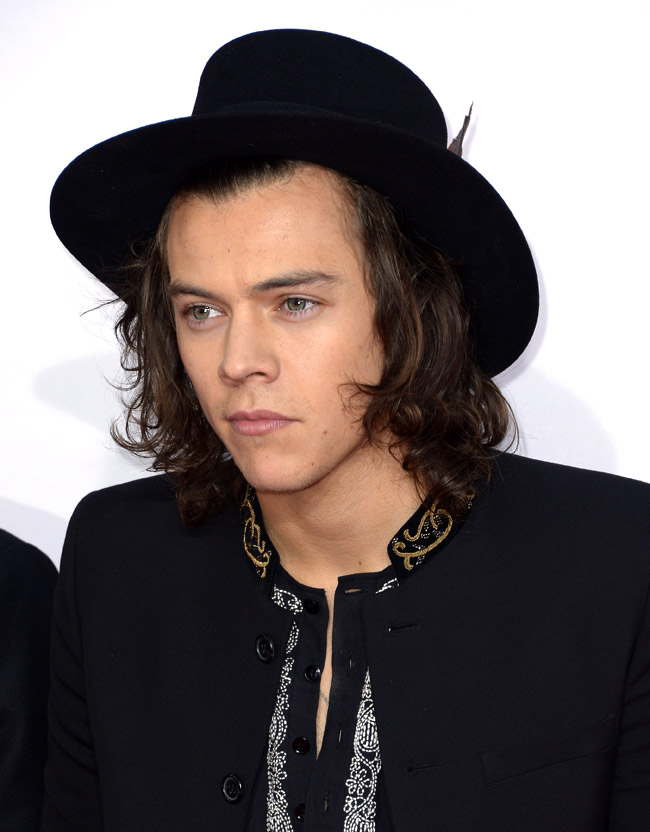 Celebrities' style: Harry Styles from British boy band One Direction 