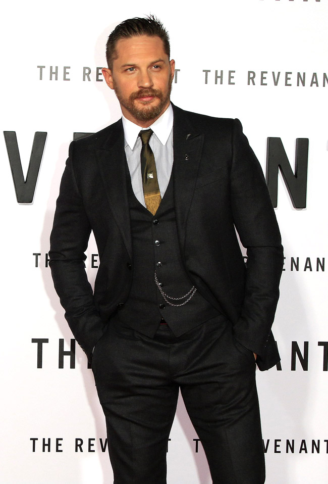 Tom Hardy -  handsome, charismatic and stylish