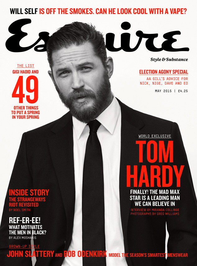 Tom Hardy -  handsome, charismatic and stylish