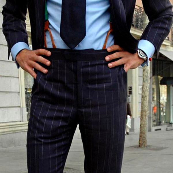 Suspenders - one cute anachronism in men's wardrobe
