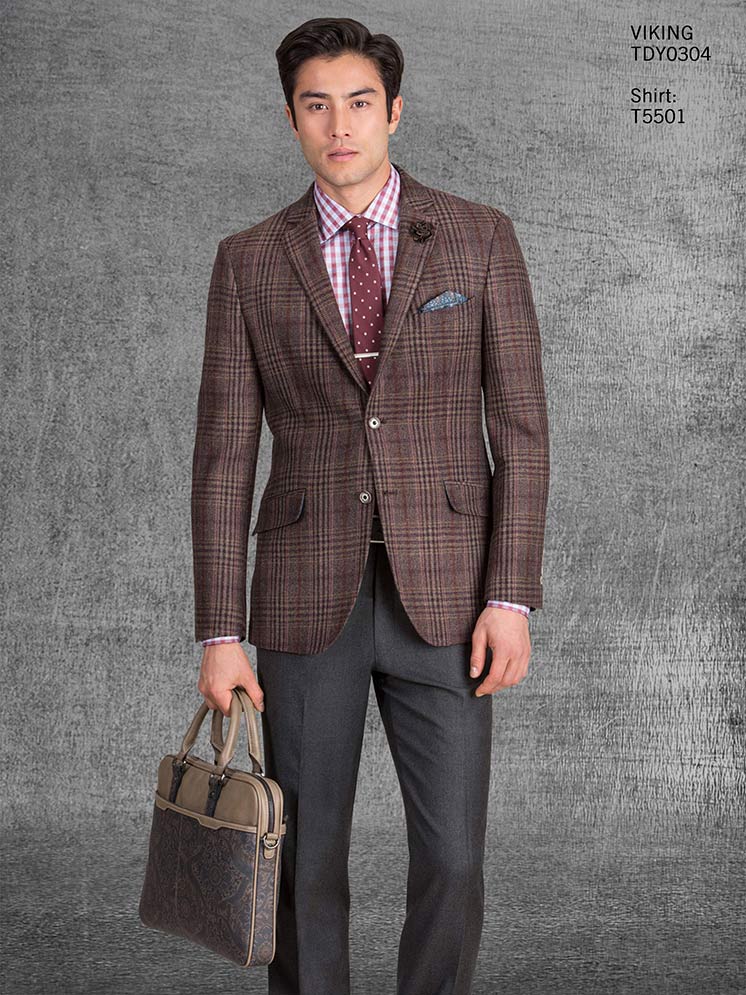 Fresh and contemporary men's suits for Fall-Winter 2016/2017 by Tallia Orange