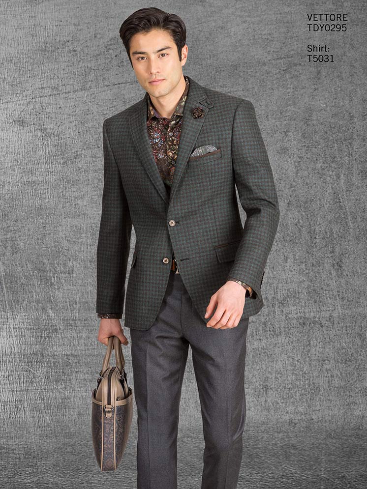 Fresh and contemporary men's suits for Fall-Winter 2016/2017 by Tallia Orange