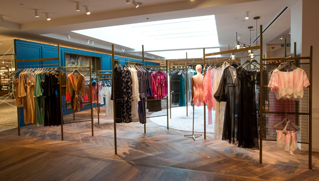 Selfridges London opened the world's first fully integrated bodywear department