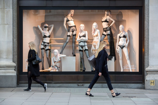 Selfridges London opened the world's first fully integrated bodywear department