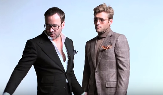 Tom Ford transforming the salesman Toby Watkins into gentleman