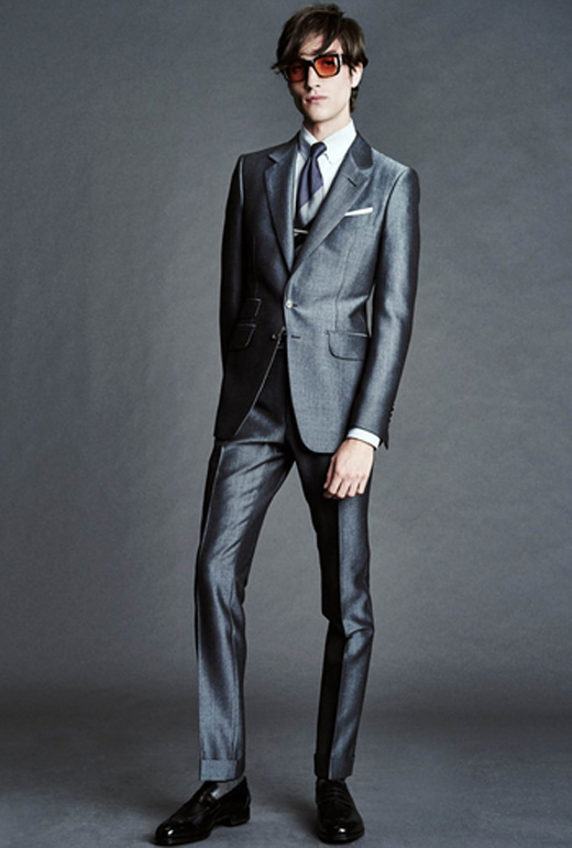 Tom Ford Spring/Summer 2016 - a strong lineup of trim, tailored suiting