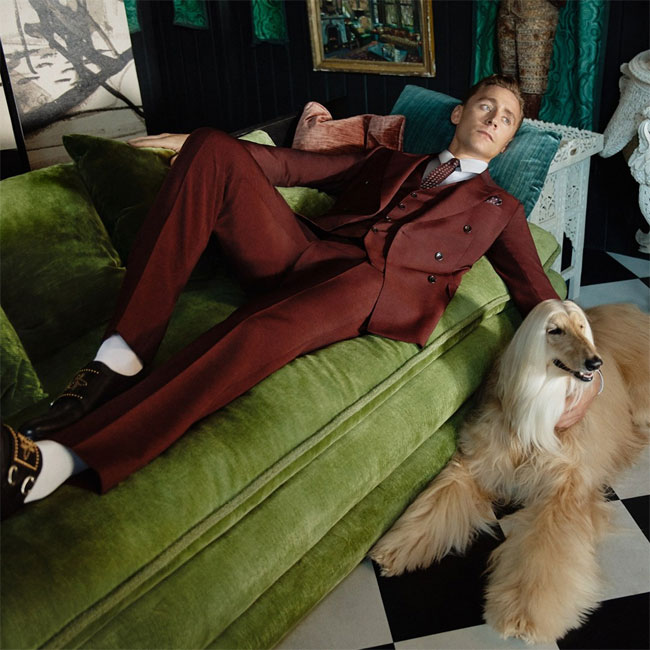 Tom Hiddleston is the new face of Gucci