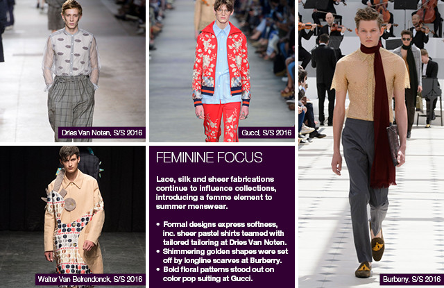 Spring-Summer 2016 fashion trends: Menswear