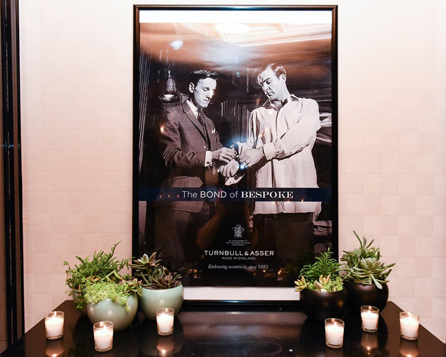 Turnbull & Asser organised a private dinner to present the rich history of the brand