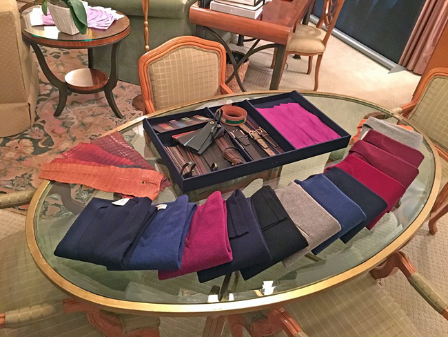 Turnbull & Asser organised a private dinner to present the rich history of the brand