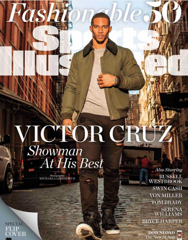 Victor Cruz is the most stylish athlete in the world